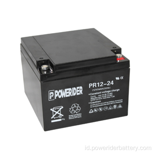 12V 24Ah Baterai Asam Timbal